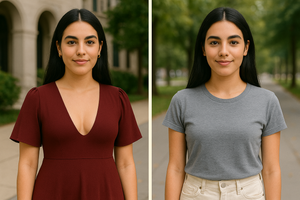 Deep Plunge Bras vs. Regular Bras