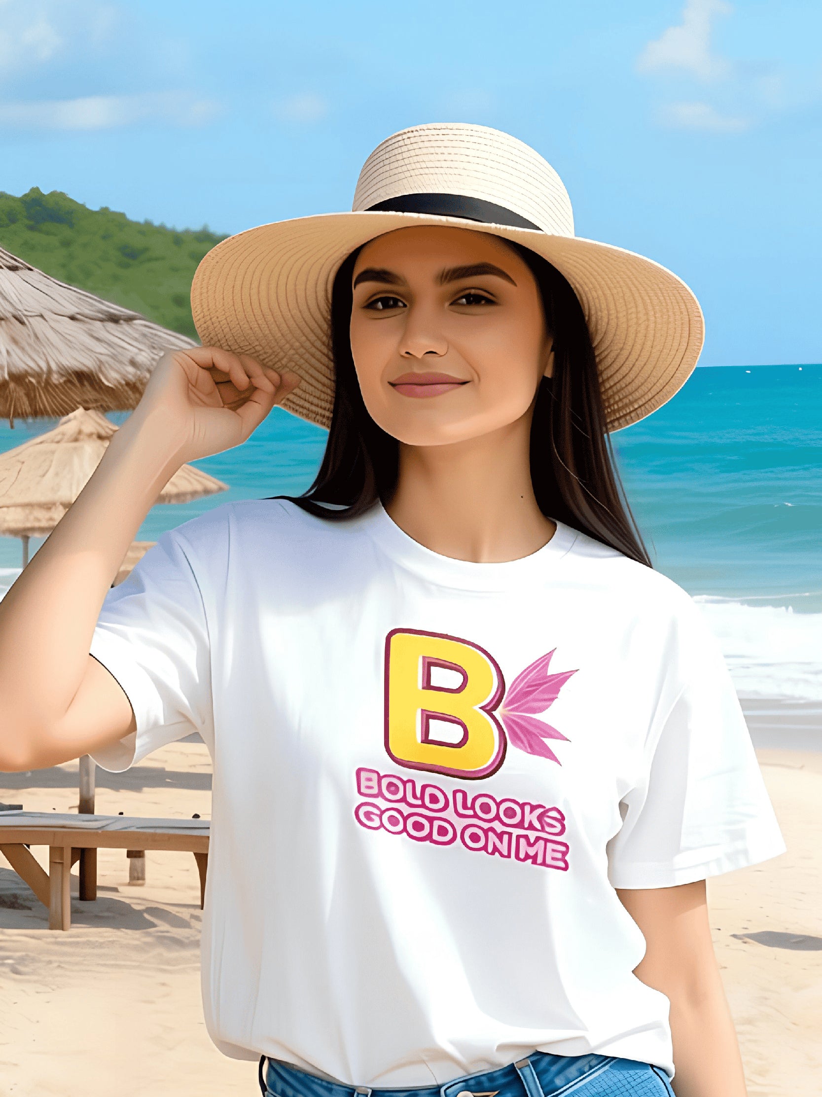 B - BOLD LOOKS GOOD ON ME 