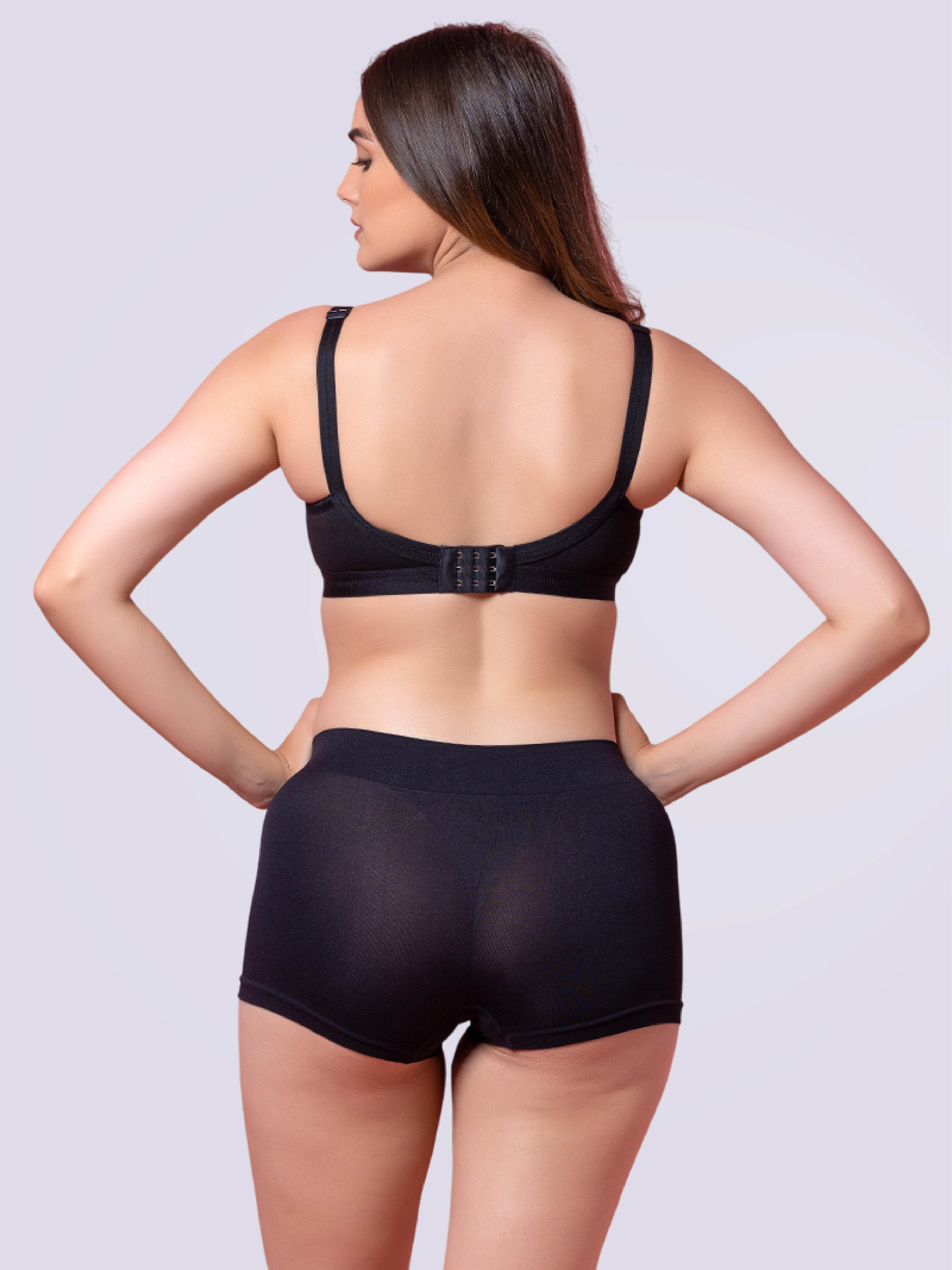 Tenacious + Size T-Shirt Non Padded Full Coverage Bra In Black - Bold And Bae Fashion