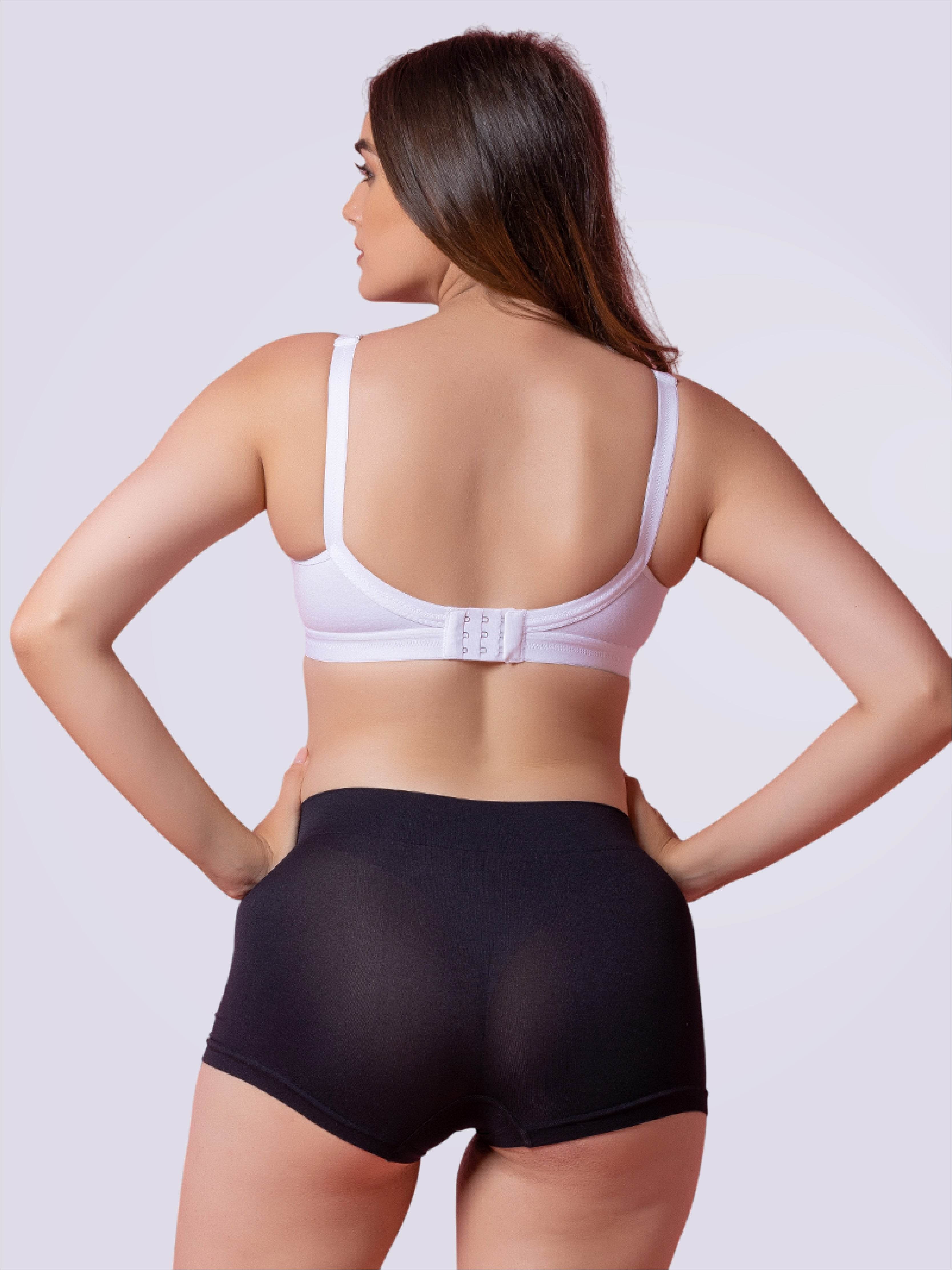 Tenacious + Size T-Shirt Non Padded Full Coverage Bra In White - Bold And Bae Fashion