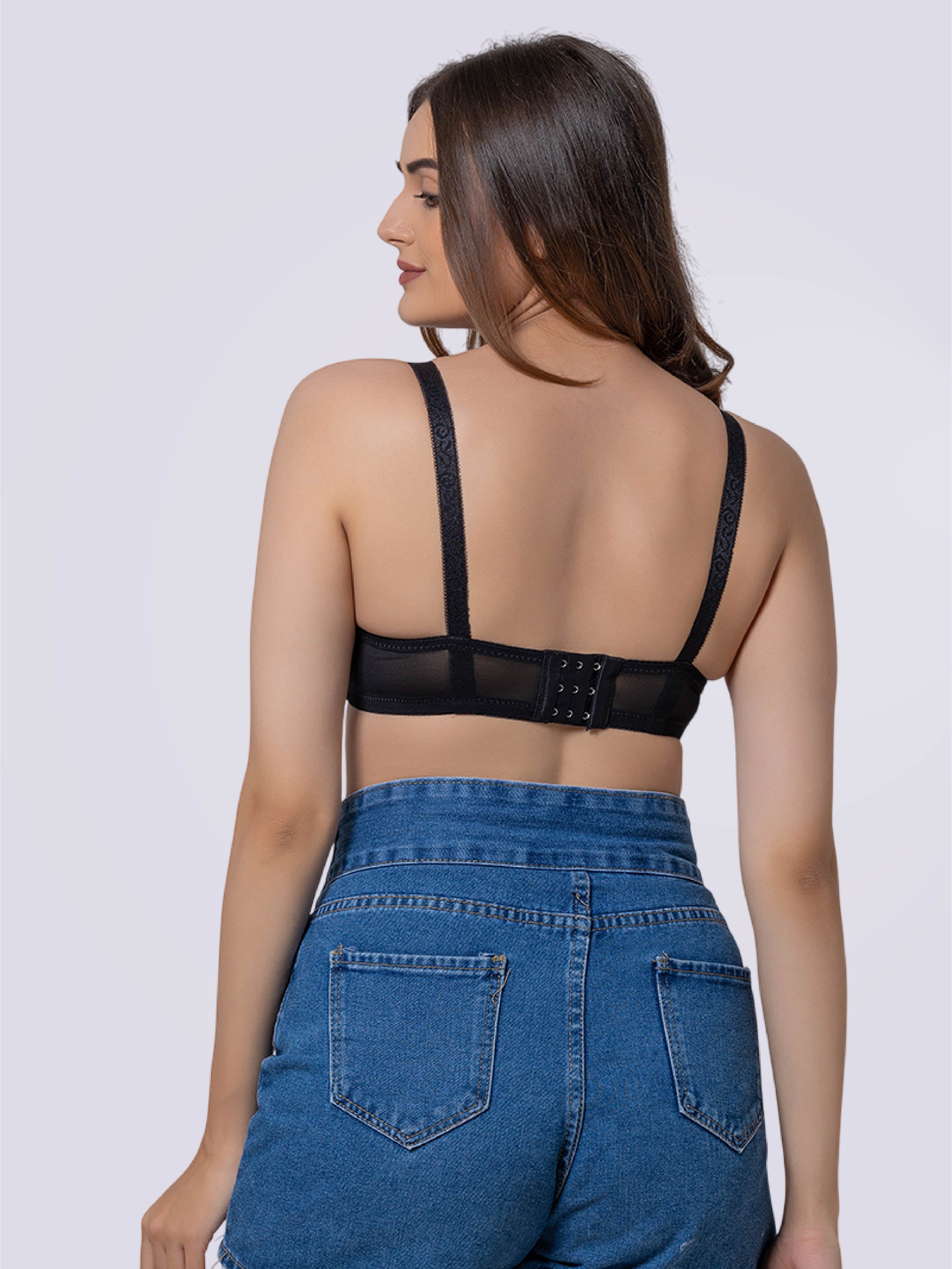 Floral Fun Lightly Padded Non-Wire Full Cup Bra - Bold And Bae Fashion