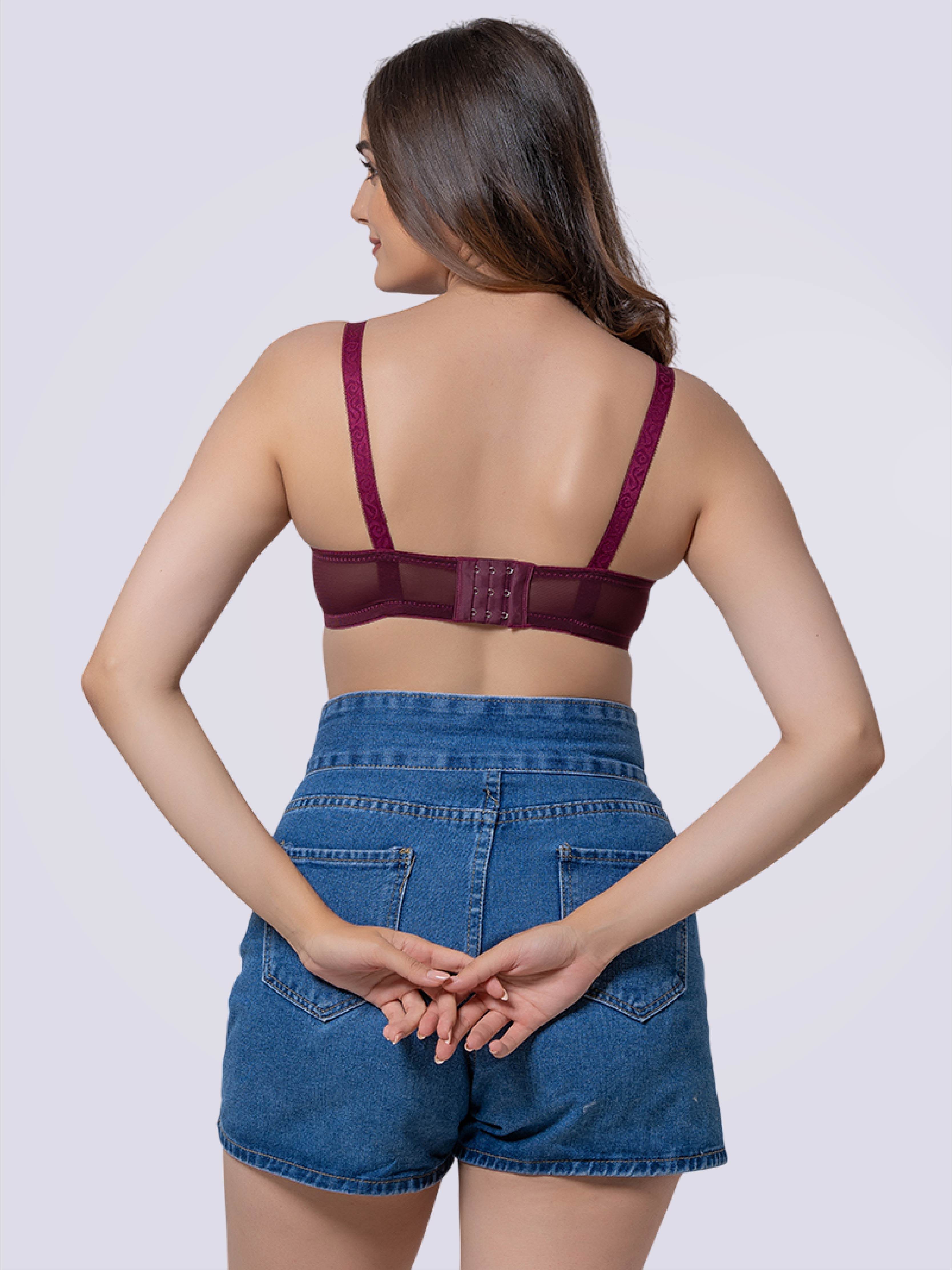 Floral Fun Lightly Padded Non-Wire Full Cup Bra - Bold And Bae Fashion