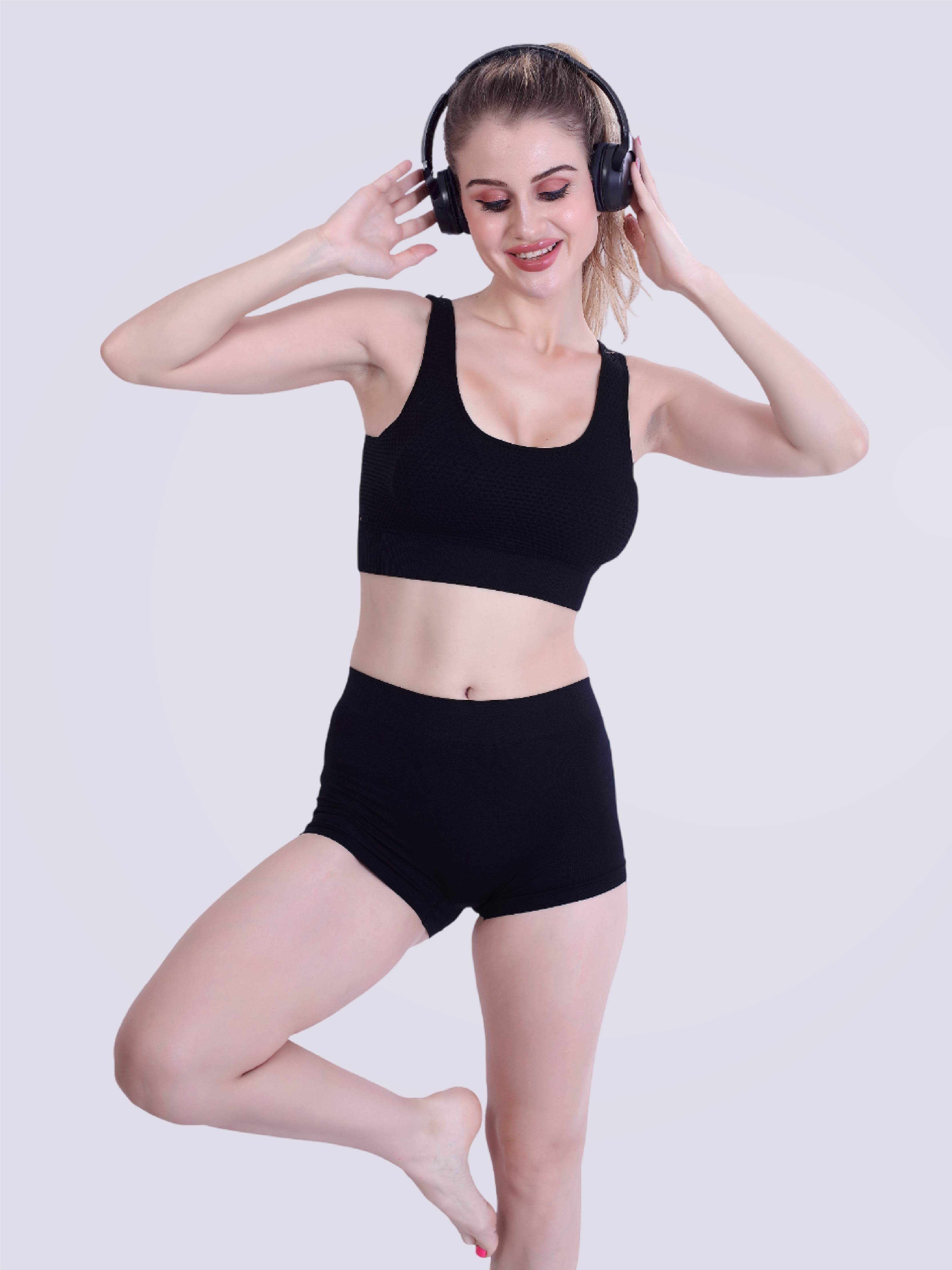 Mesh Marvel Full Coverage Padded Bra In Black - Bold And Bae Fashion