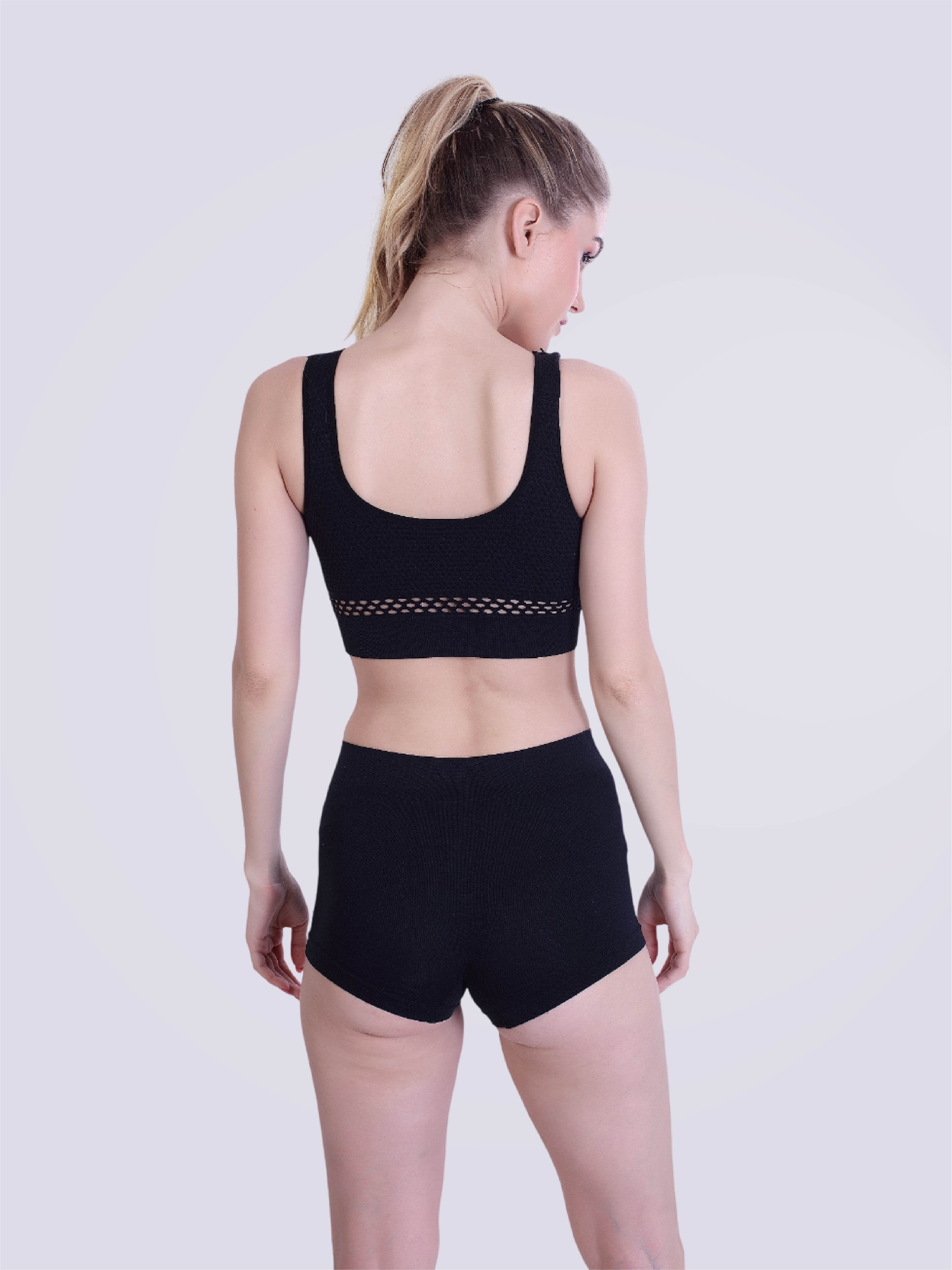 Mesh Marvel Full Coverage Padded Bra In Black - Bold And Bae Fashion