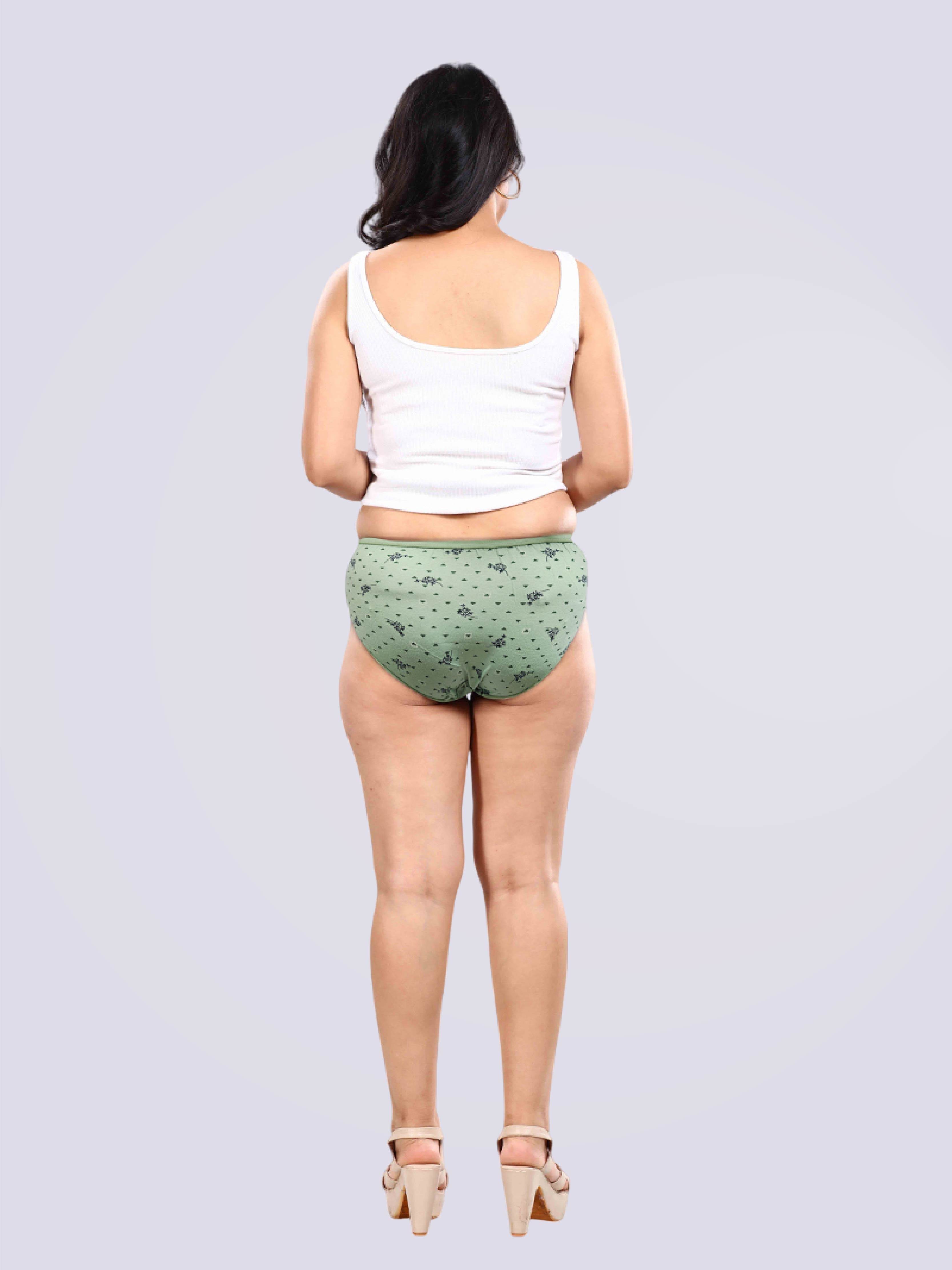 Pack of 3- Print Passion Super Comfy Mid Waist Panty - Bold And Bae Fashion