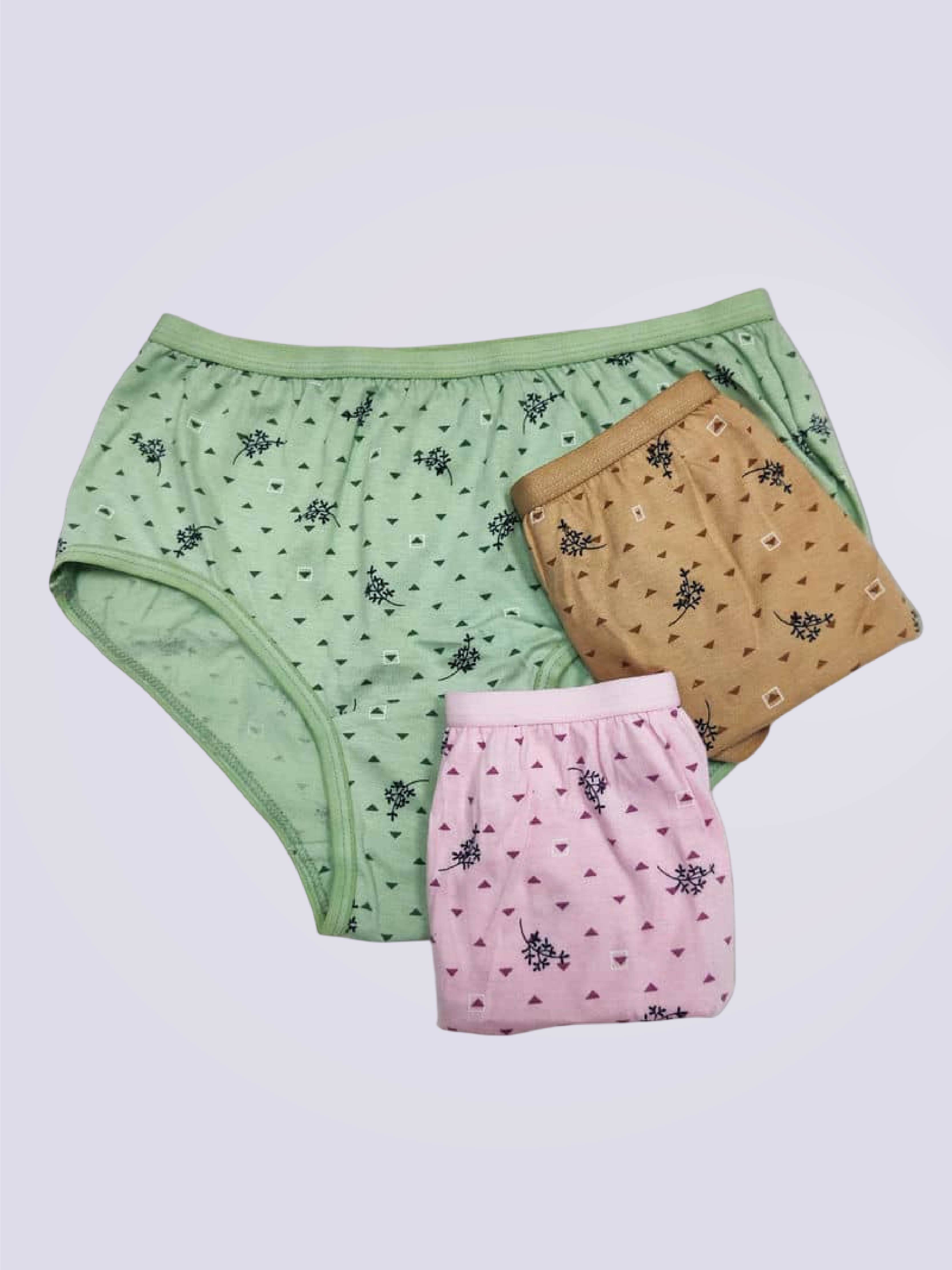 Pack of 3- Print Passion Super Comfy Mid Waist Panty - Bold And Bae Fashion
