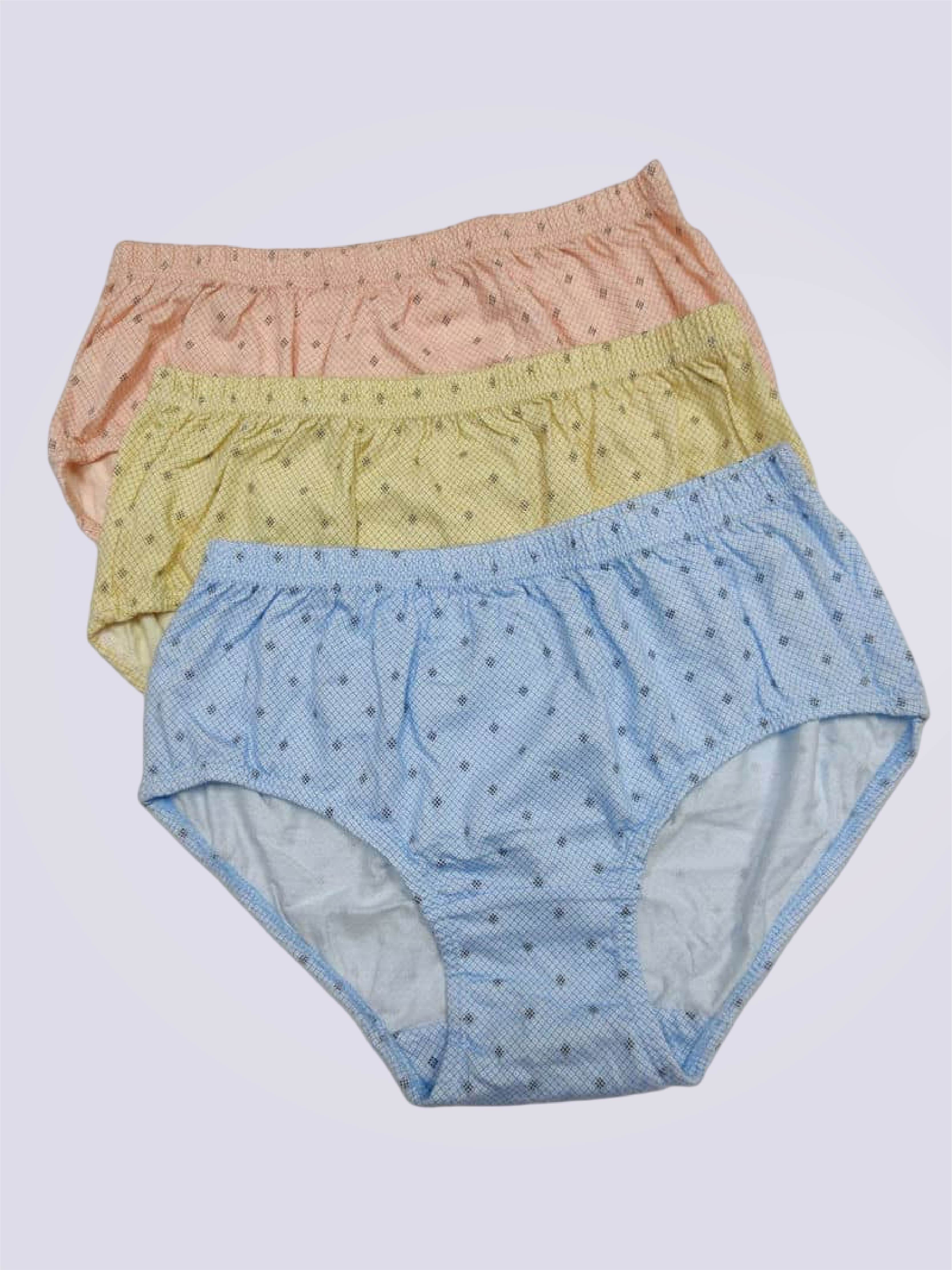 Pack of 3- Print Passion Super Comfy Mid Waist Panty - Bold And Bae Fashion