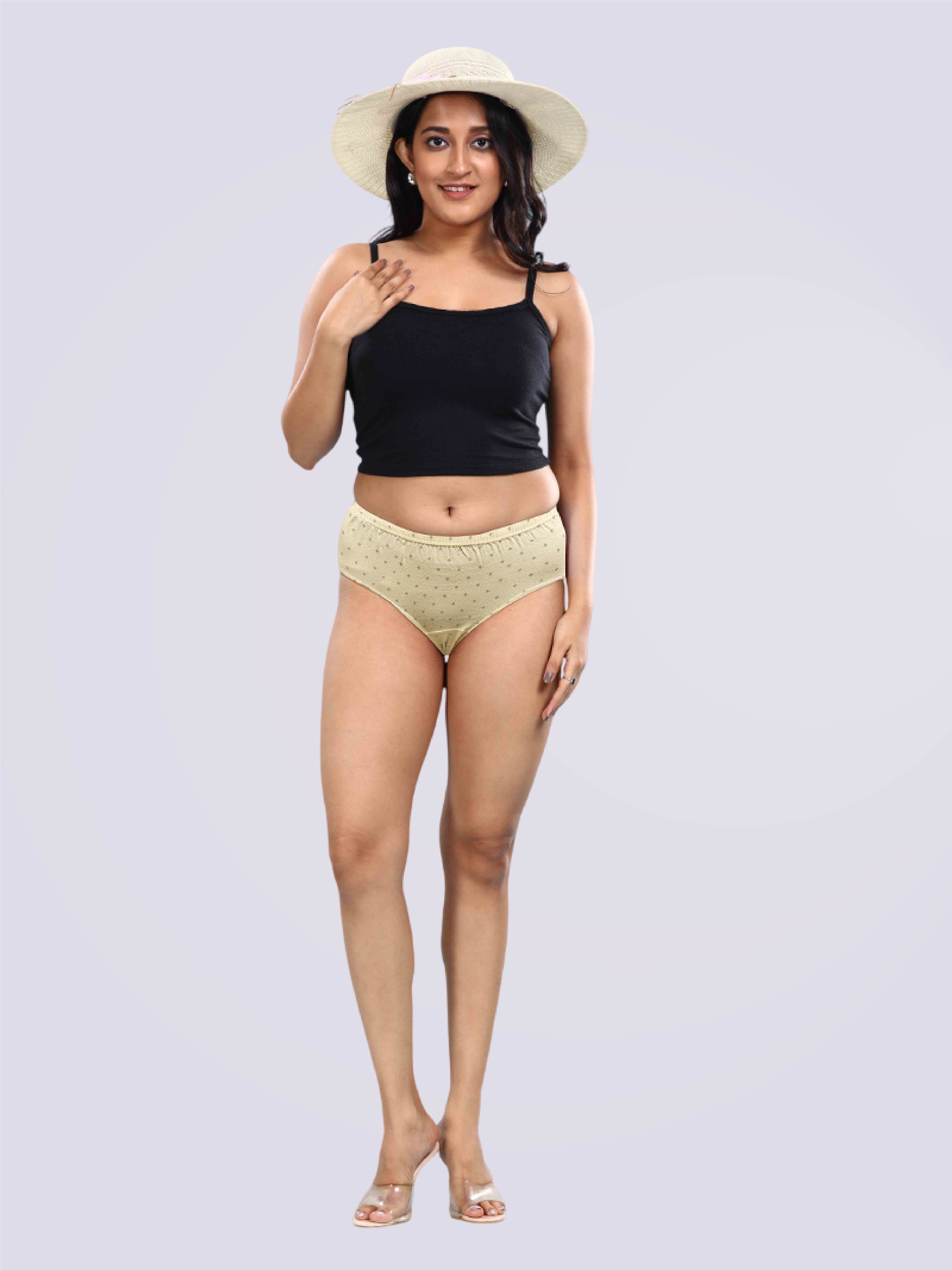 Pack of 3- Print Passion Super Comfy Mid Waist Panty - Bold And Bae Fashion