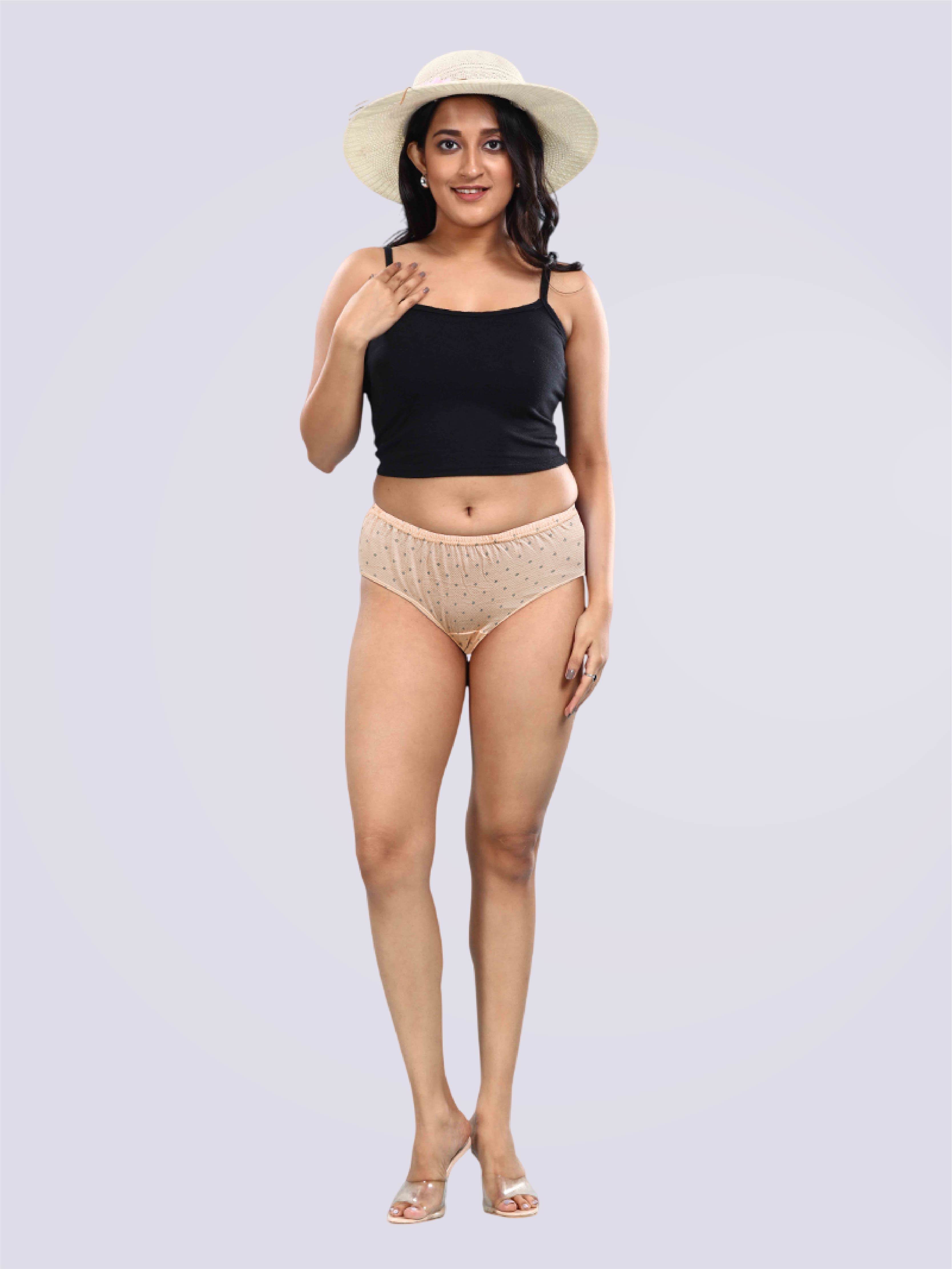 Pack of 3- Print Passion Super Comfy Mid Waist Panty - Bold And Bae Fashion