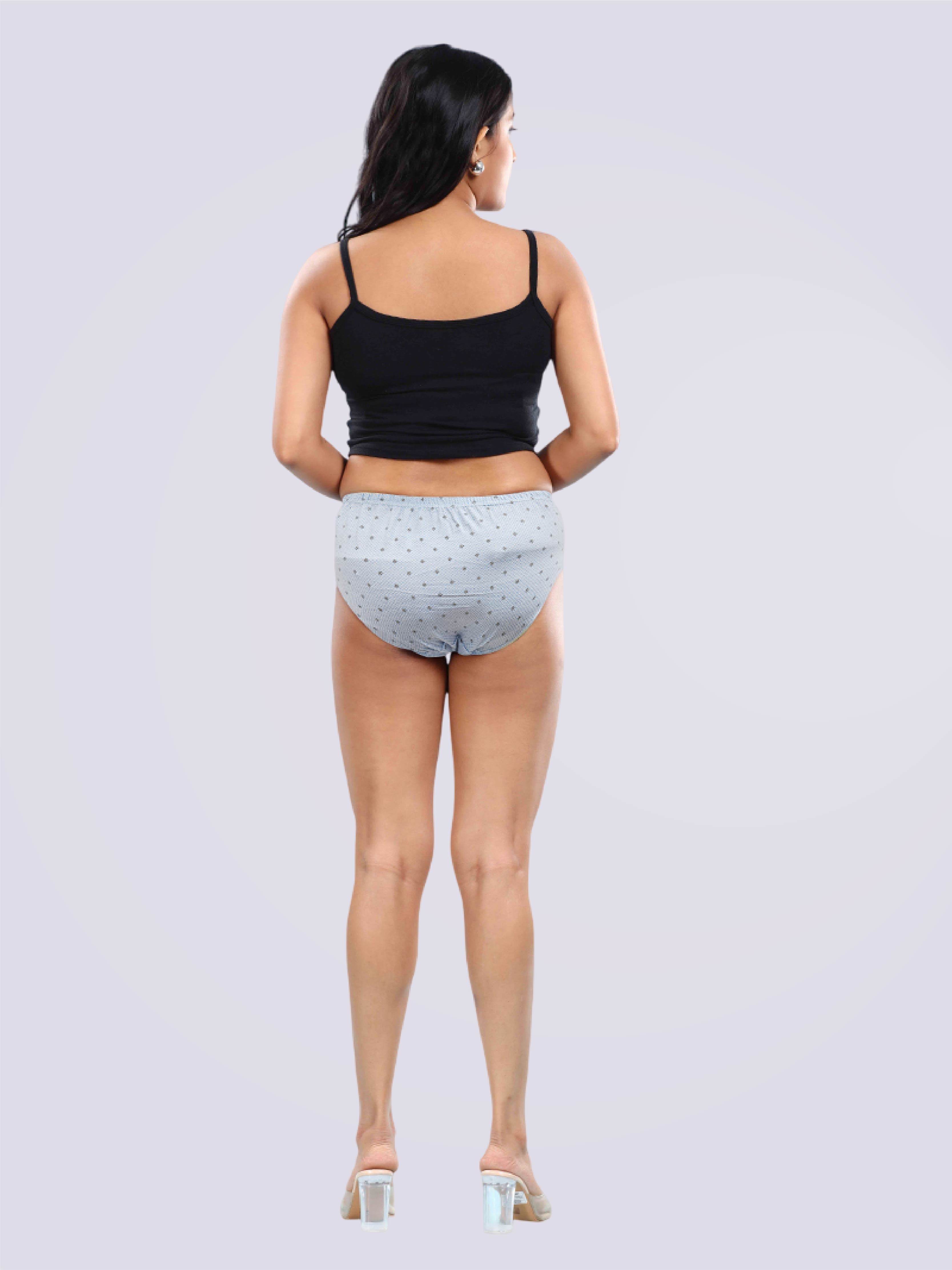 Pack of 3- Print Passion Super Comfy Mid Waist Panty - Bold And Bae Fashion