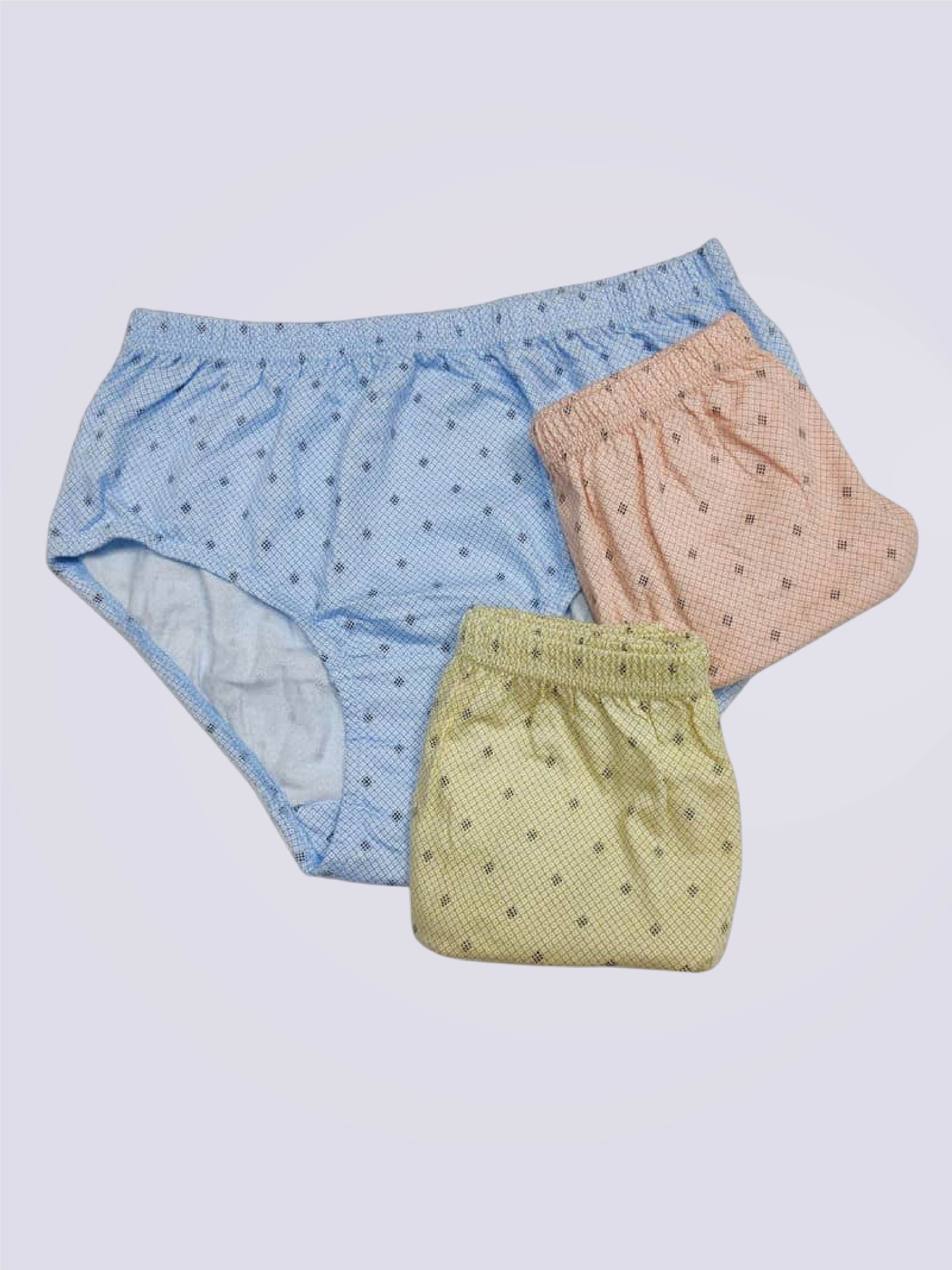 Pack of 3- Print Passion Super Comfy Mid Waist Panty - Bold And Bae Fashion