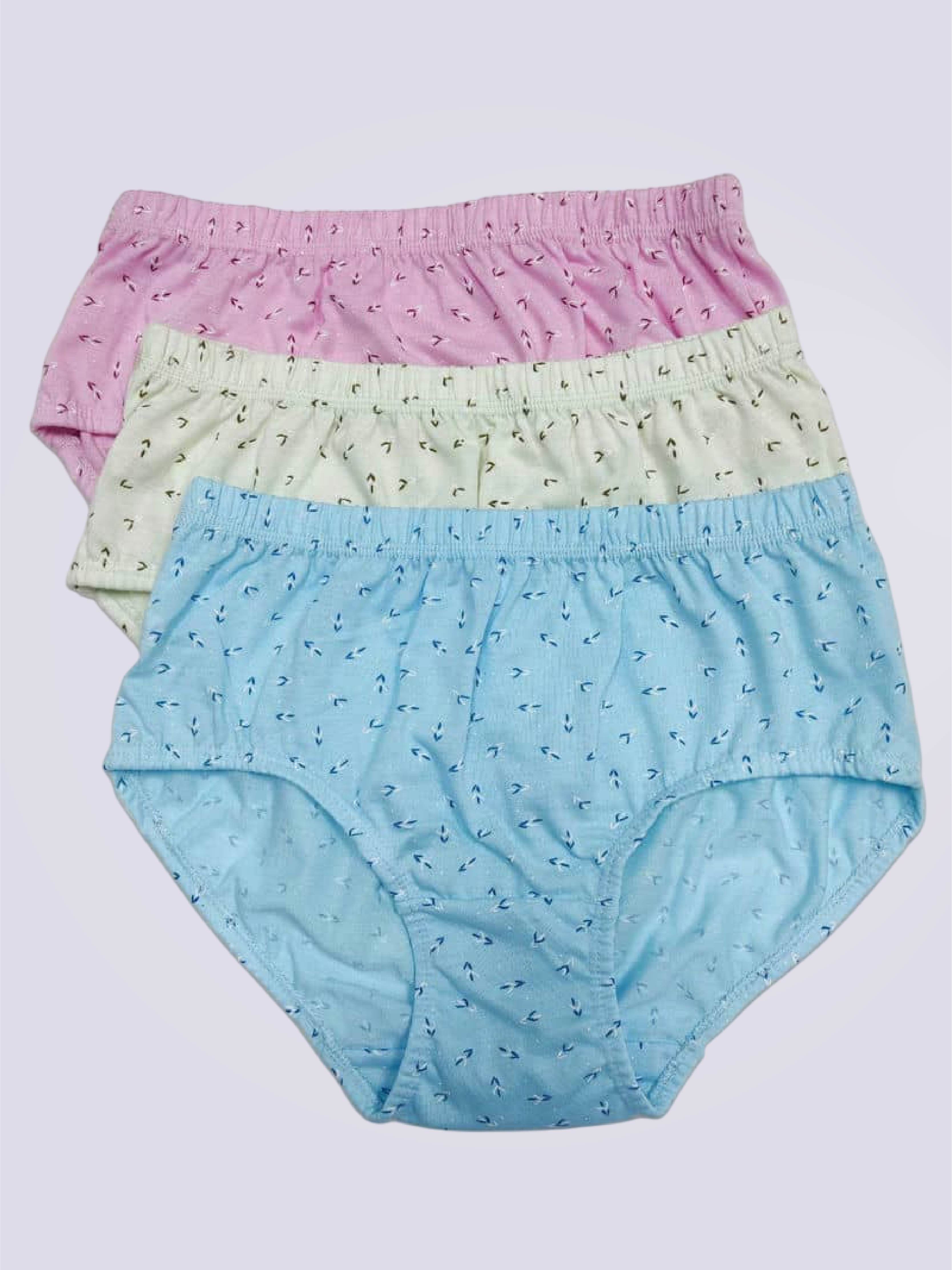 Pack of 3- Print Passion Super Comfy Mid Waist Panty - Bold And Bae Fashion