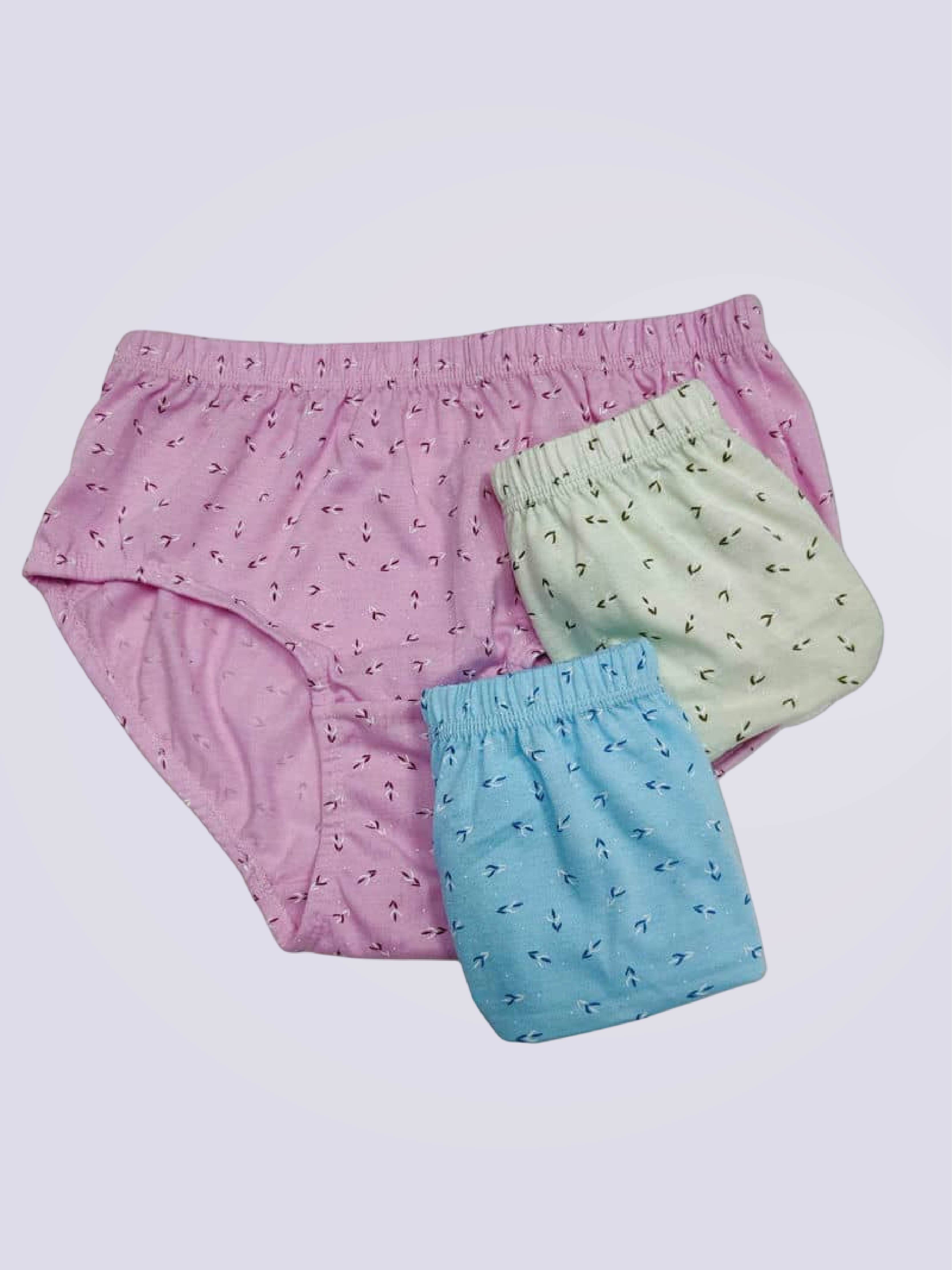 Pack of 3- Print Passion Super Comfy Mid Waist Panty - Bold And Bae Fashion