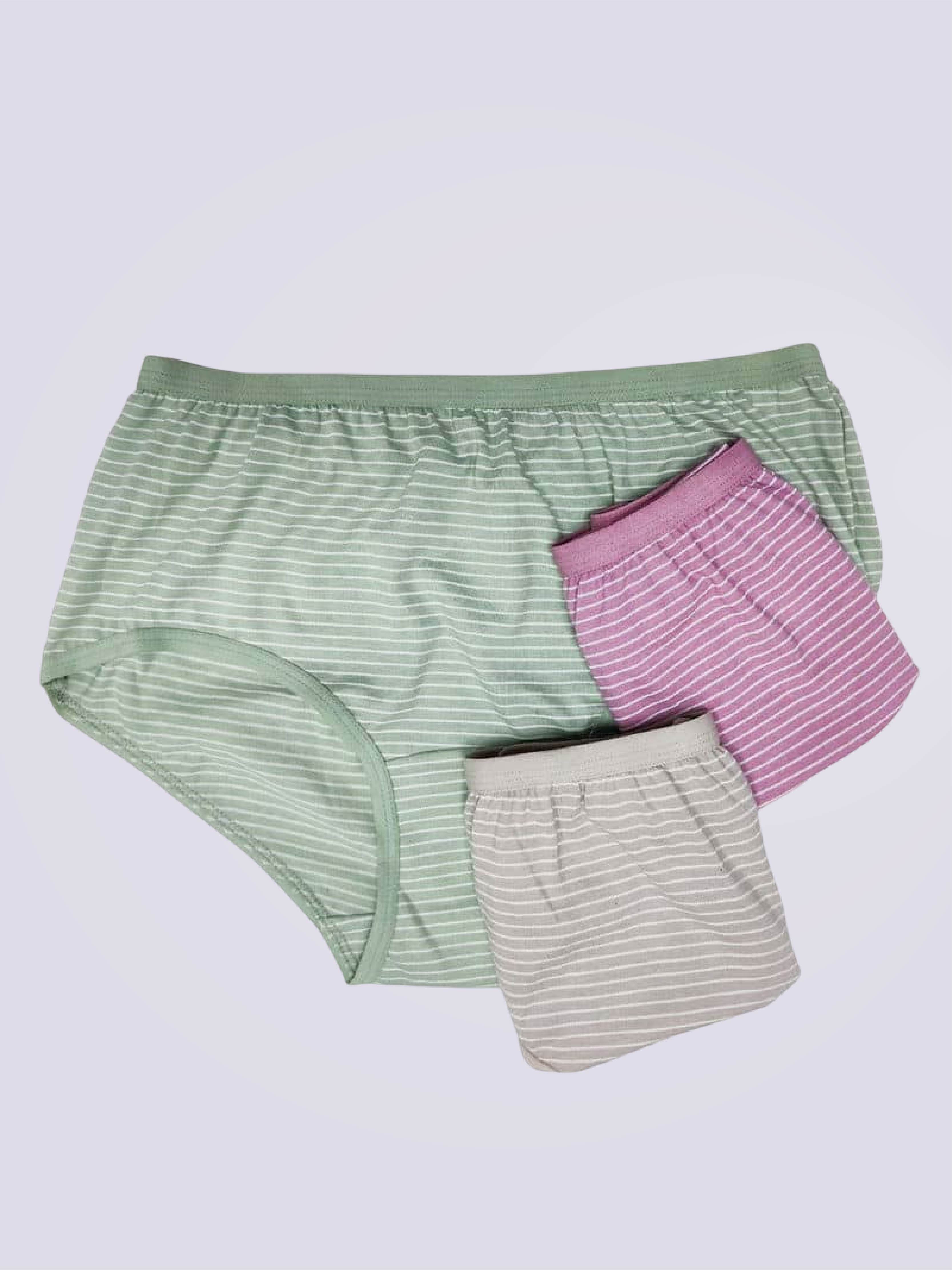 Pack of 3- Print Passion Super Comfy Mid Waist Panty - Bold And Bae Fashion