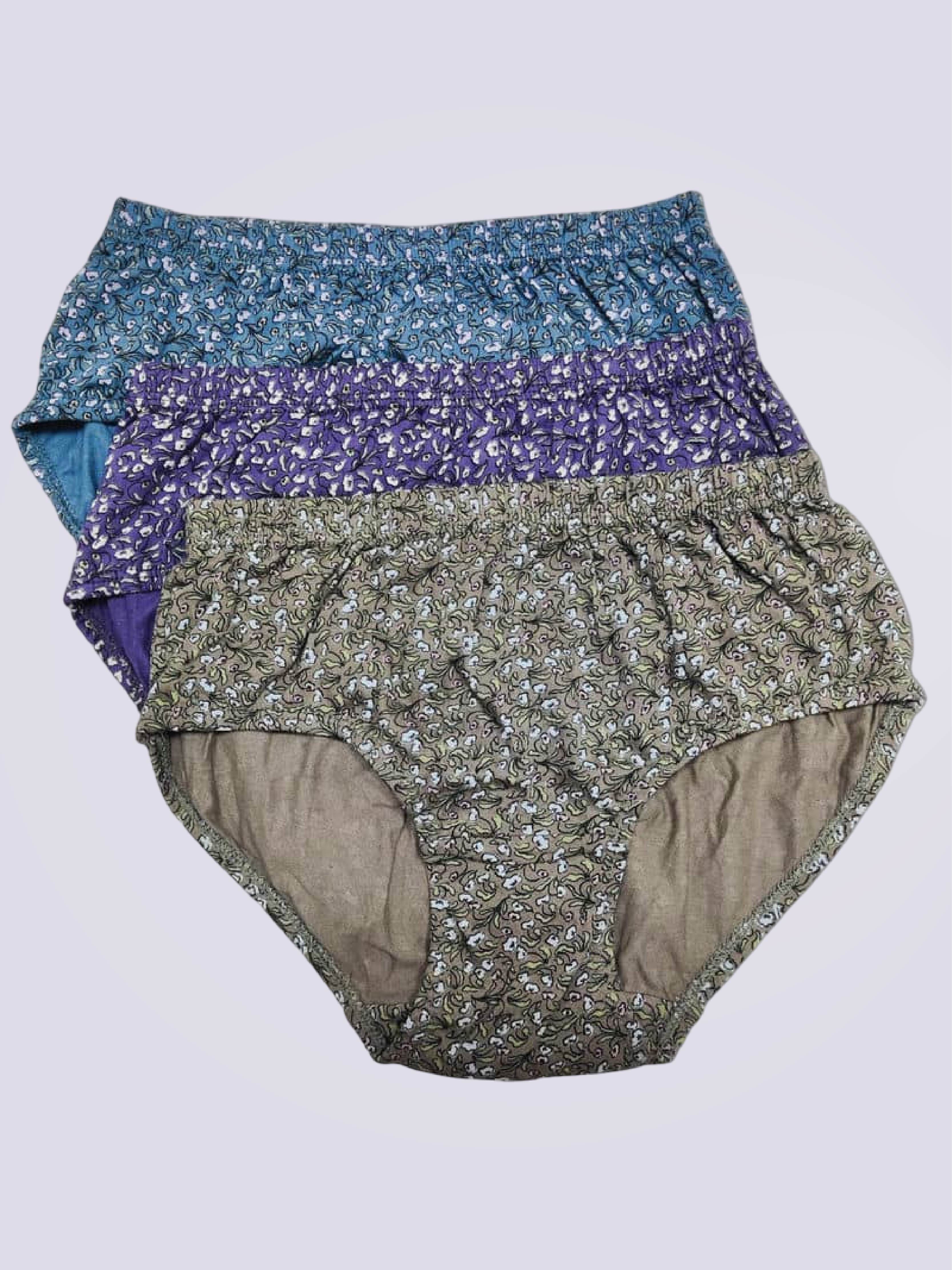 Pack of 3- Print Passion Super Comfy Mid Waist Panty - Bold And Bae Fashion