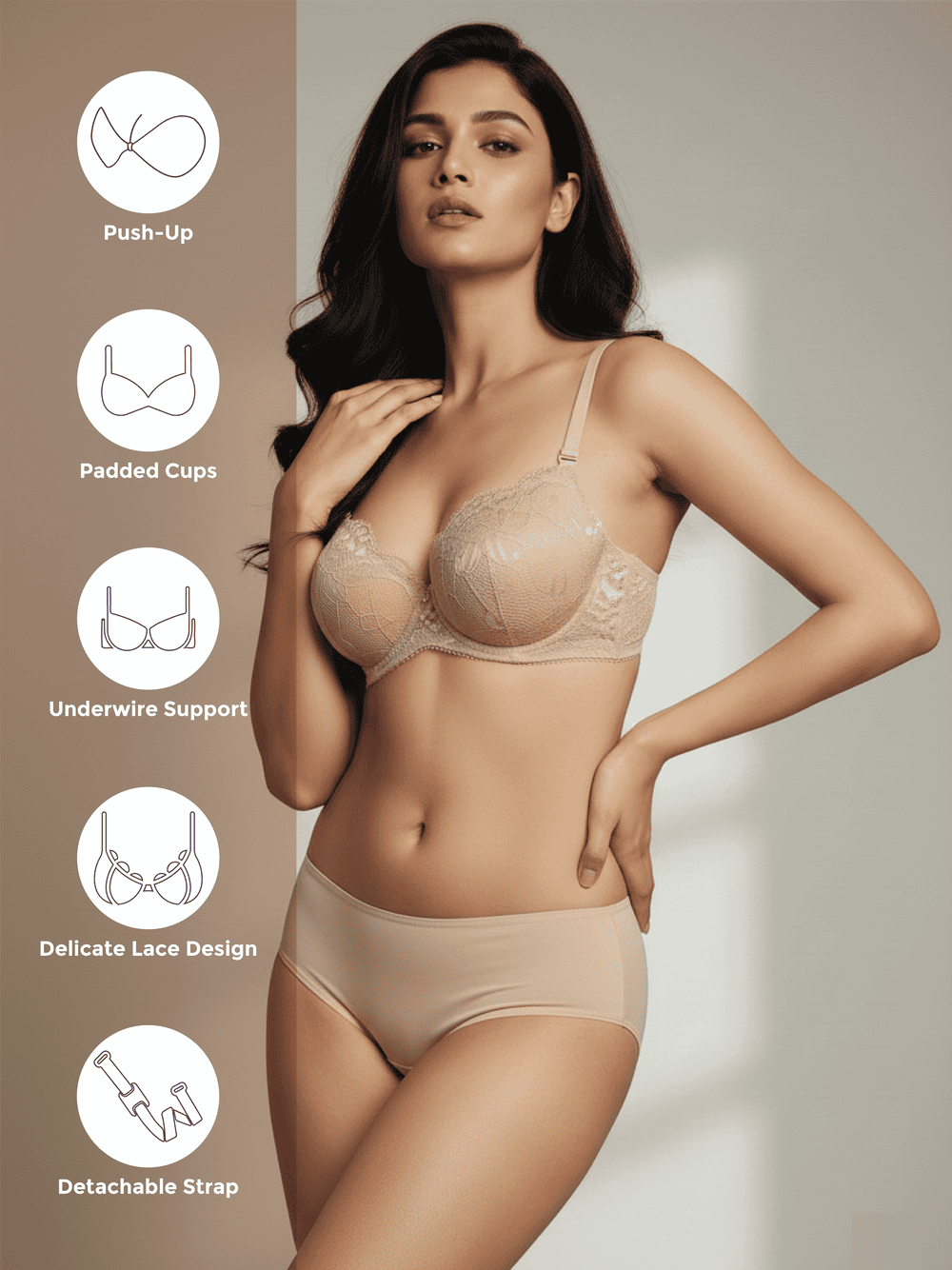 Wedding Glow Push-Up Bra