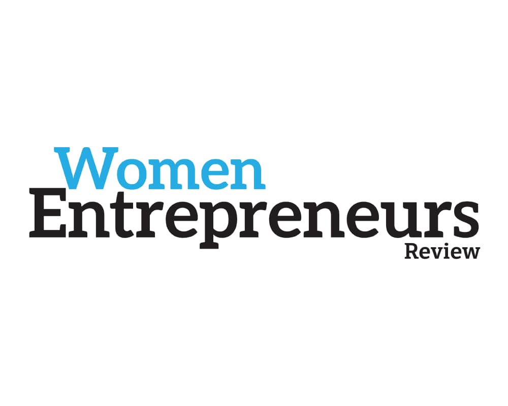 Logo with 'Women Entrepreneurs Review' text on white background